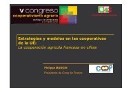 La cooperación agricola francesa en cifras - Cooperativas Agro ...