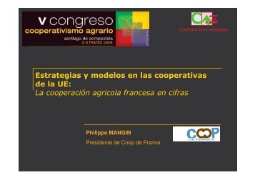 La cooperación agricola francesa en cifras - Cooperativas Agro ...