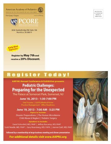 Untitled - New Jersey Chapter, American Academy of Pediatrics