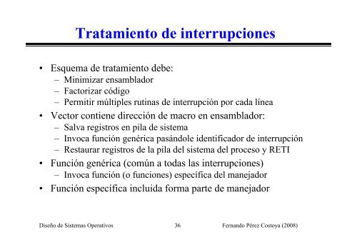 de un proceso