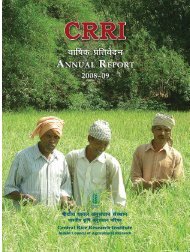 Annual Report 2008-09 - Central Rice Research Institute