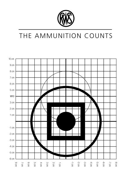 THE AMMUNITION COUNTS - RWS