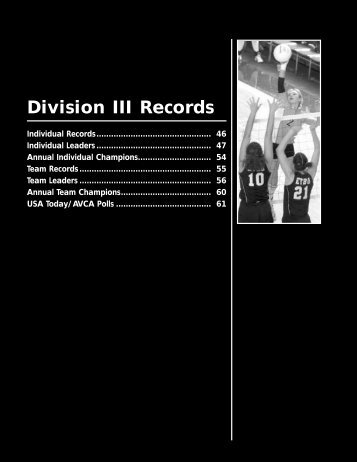2002 NCAA Women's Volleyball Records Book