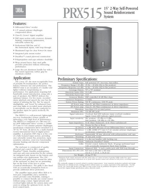 PRX515.pdf - JBL Professional