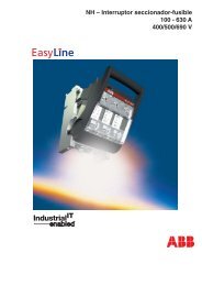 NH â Interruptor seccionador-fusible 100 - 630 A 400/500/690 V