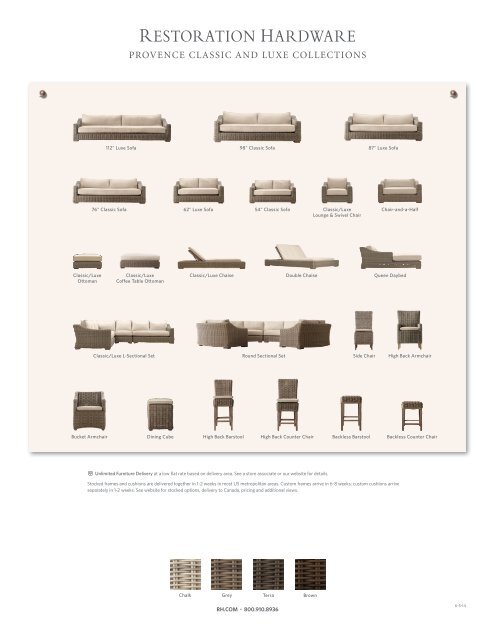 PROVENCE COLLECTION Restoration Hardware