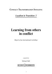 Learning from others in conflict - CAIN