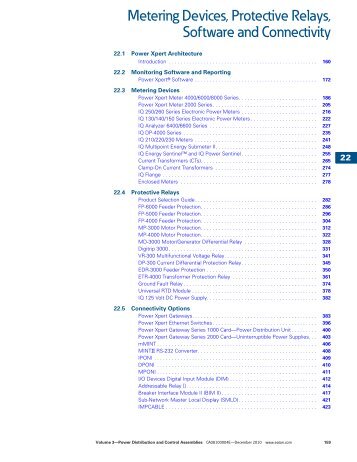 Metering Devices, Protective Relays, Software and ... - Mercado-ideal