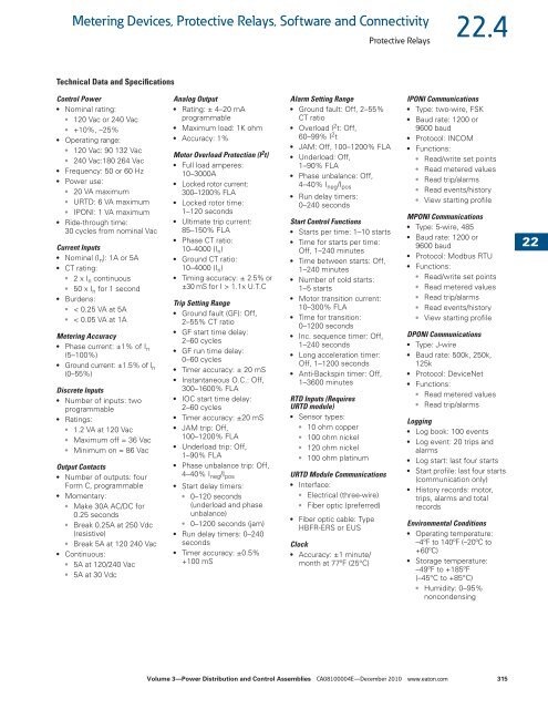 Metering Devices, Protective Relays, Software and ... - Mercado-ideal