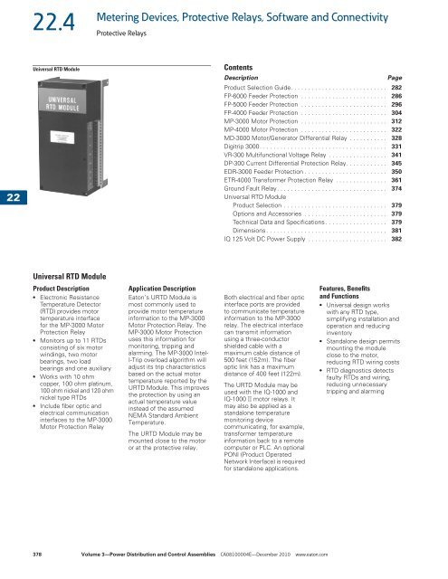 Metering Devices, Protective Relays, Software and ... - Mercado-ideal