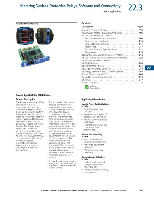 Metering Devices, Protective Relays, Software and ... - Mercado-ideal