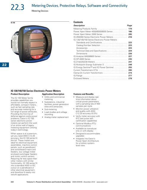 Metering Devices, Protective Relays, Software and ... - Mercado-ideal