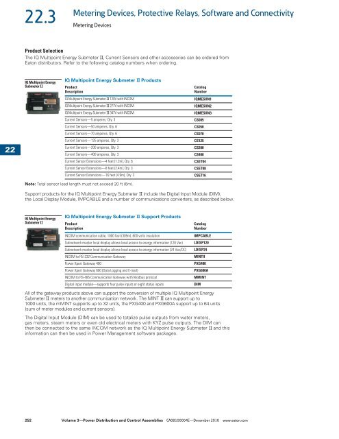 Metering Devices, Protective Relays, Software and ... - Mercado-ideal