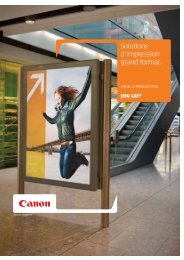 Gamme grand format PRODUCTION [PDF, 1 MB] - Canon France