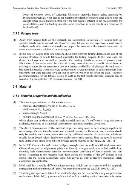 Assessment of Existing Steel Structures: Recommendations for ...