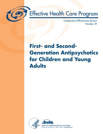 and Second-Generation Antipsychotics for Children and Young Adults