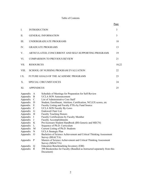 Departmental Self Review - UCLA Academic Senate