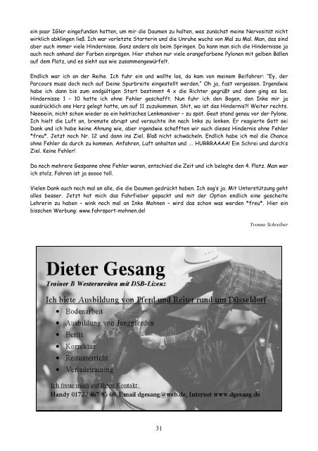 Ausgabe 04/2007 - RUHRPOTT-REITER eV