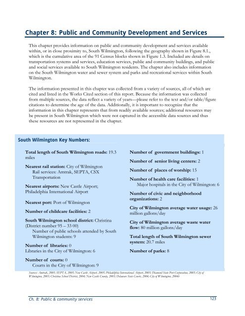 South Wilmington Socioeconomic Profile - Delaware Department of ...