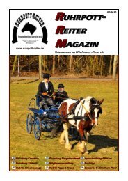 RUHRPOTT- REITER MAGAZIN - RUHRPOTT-REITER eV