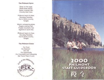 camping hqtrs. area - Philmont Document Archives