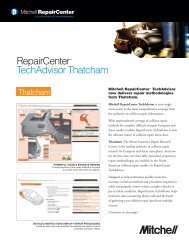 RepairCenterÃ¢Â„Â¢ TechAdvisor Thatcham - Mitchell International