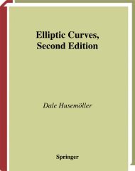 Springer.Verlag.Elliptic.Curves.eBook-KB. pdf - Free