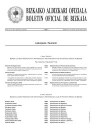 bizkaiko aldizkari ofiziala boletin oficial de bizkaia - Observatorio del ...