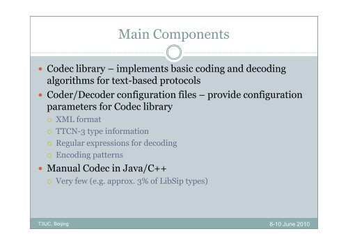 An Approach to Codec Development for Text-based ... - TTCN-3