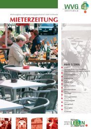 MIETERZEITUNG - WVG mbH Greifswald