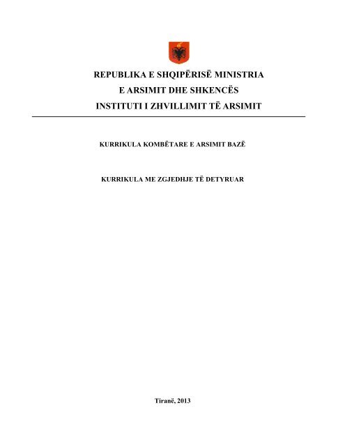 Kurrikula me Zgjedhje te Detyruar kl7-9.pdf - Instituti i Zhvillimit te ...