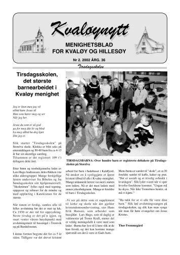 KvalÃ¸ynytt 2002,2 - Sandnessund sokn