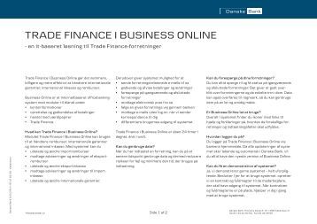 Online trade business