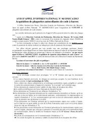 Acquisition de plaquettes autocollantes de code Ã  barres - La Poste ...