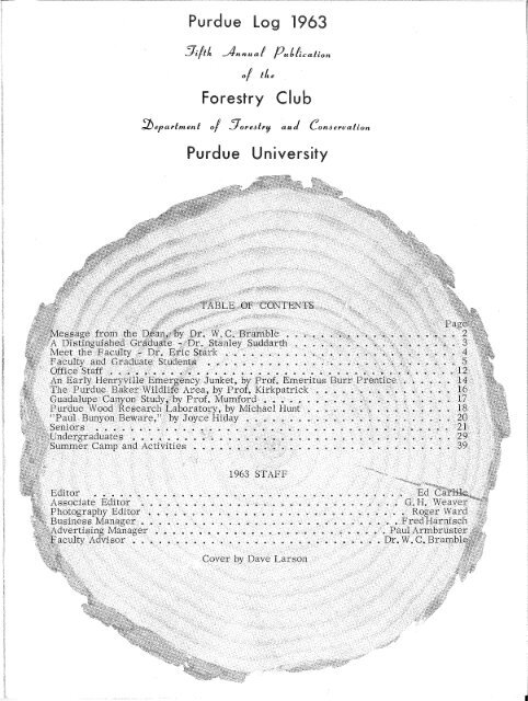 1963 - Purdue Agriculture - Purdue University