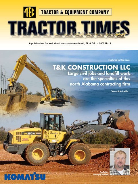 T&K CONSTRUCTION LLC - TEC Tractor Times