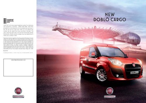 New Doblo Cargo Brochure - Fiat