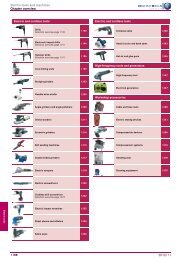 Electro-tools and machines Chapter overview ... - EN / Hahn+Kolb