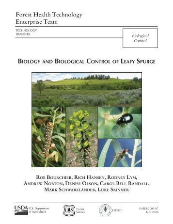 Biology and Biological Control of Leafy Spurge - Invasive.org