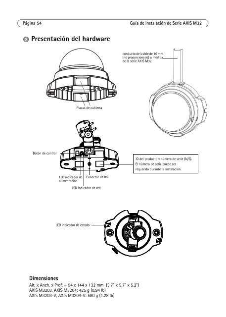 INSTALLATION GUIDE AXIS M32 Network Camera Series ... - IP Way