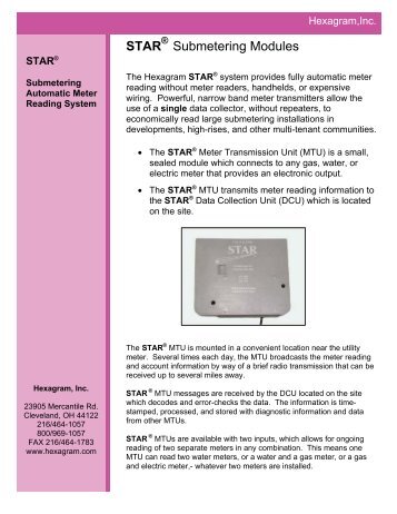 Hexagram MTU - Studebaker Submetering