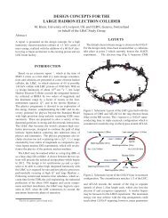 design concepts for the large hadron electron collider