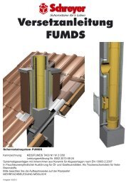 Versetzanleitung FUMDS - Schornsteinwerk Schreyer GmbH