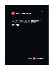 MOTOROLA DEFY MINI - Shoppie.sk