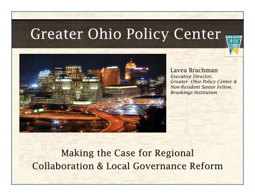 Greater Ohio Policy Center - Cleveland State University