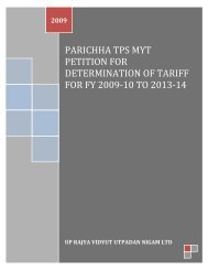 PARICHHA TPS MYT PETITION FOR DETERMINATION ... - uprvunl