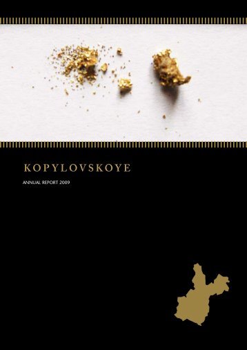 AnnuAl report 2009 - Kopylovskoye