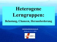 Heterogene Lerngruppen: