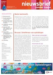 BCV 005-09.indd - Brussels Consortium Volwassenenonderwijs