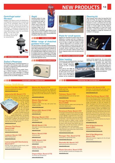 the 2008 edition of the Spatex - Eurospapoolnews.com